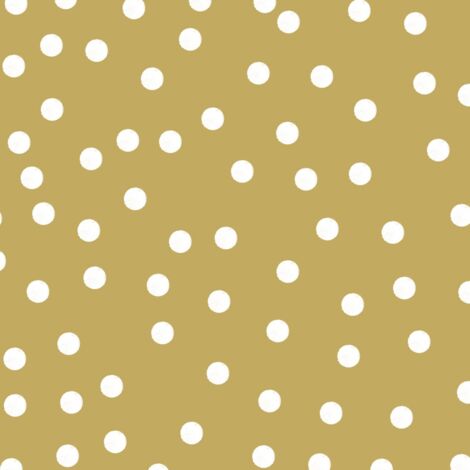 Braun & Company Servietten Motiv White Dots gold 40 x 40 cm - 20er Pack Weihnachtsdeko