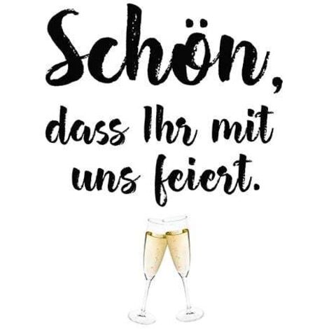 Braun & Company Servietten Schön Feiern, 33 x 33 cm 20er Pack Tischservietten