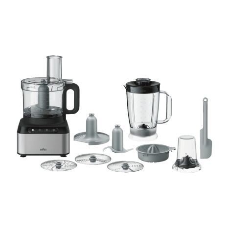 Braun Domestic Home FP 3233SI PurEase Edelstahl-Schwarz