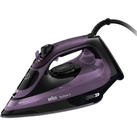 Braun Domestic Home SI 9661 VI Schwarz-Violett