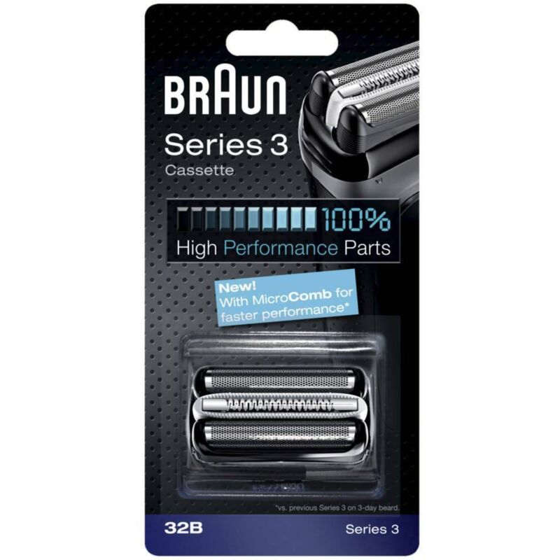 Tête de rasoir Braun 32B noir
