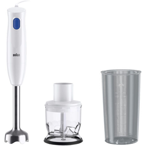 Braun HB101AI-MQ10.201MWH Stabmixer 450 W BPA-frei, mit Zerkleinereraufsatz Weiß