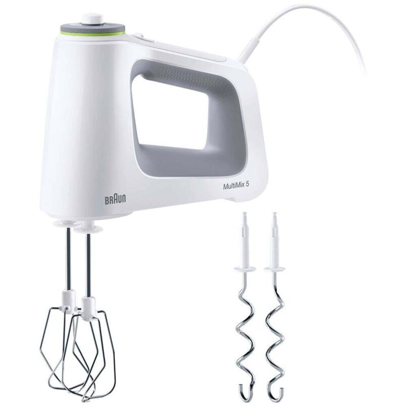 Braun HM 5000 WH Batteur à main 700 W Gris, Blanc
