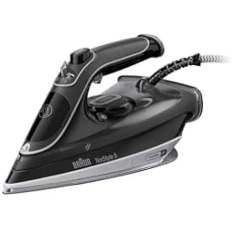 Braun Household TexStyle 5 Fer vapeur SI 5188 BK - Fer à repasser avec semelle Freeglide 3D, vapeur verticale,