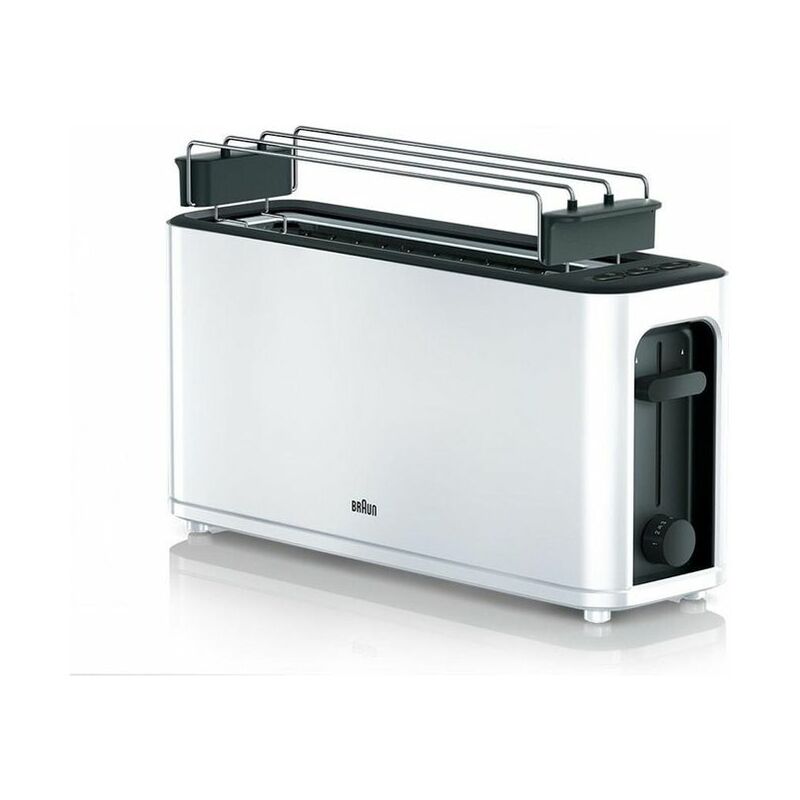 Image of DeLonghi PurEase Toaster ht 3110 wh Tostapane Nero-Bianco 1000W