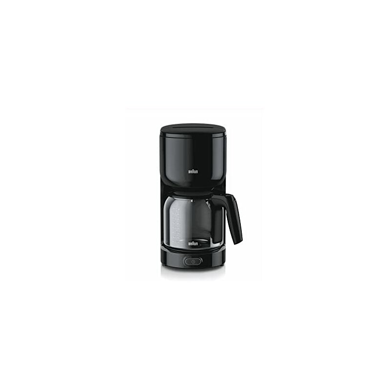 Kf 3120 bk Freestanding - Machine à café (Freestanding, Machine à café filtre, Café moulu, 1000 w, Noir) - Braun