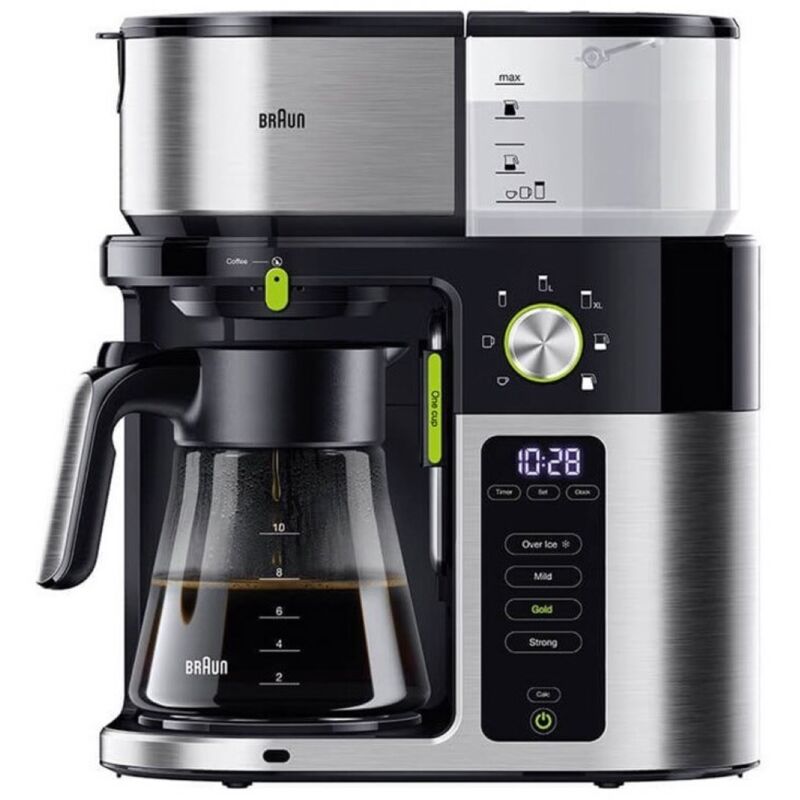 Braun Schwarz Kf 9050 Bk Multiserve 0X13211043, /Edelstahl