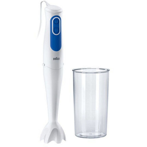 Braun MQ 3000 Mixeur Plongeant Blanc et Bleu 700W