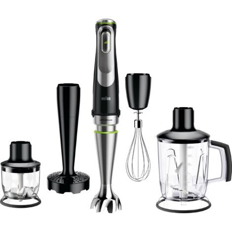 Braun MQ 9147X Mixeur plongeant 1200 W noir, acier inoxydable