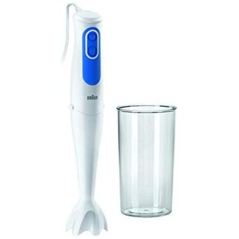BRAUN MQ3000WH Frullatore a immersione Smoothie Plus - Bianco e Blu