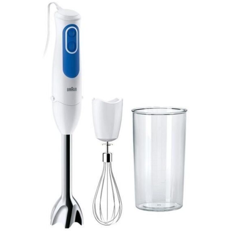 Braun Blau Mq 3005 Wh Minip Blender 3 Stabmixer 700W Mit Messbecher Und Schneebesen