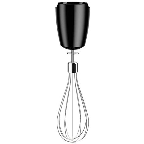 Braun MQS050BK, Accessorio Frusta in acciaio inox per Minipimer con Sistema EasyClick, Lavabile in Lavastoviglie, Parti a Contatto con gli Alimenti Senza BPA, Nero
