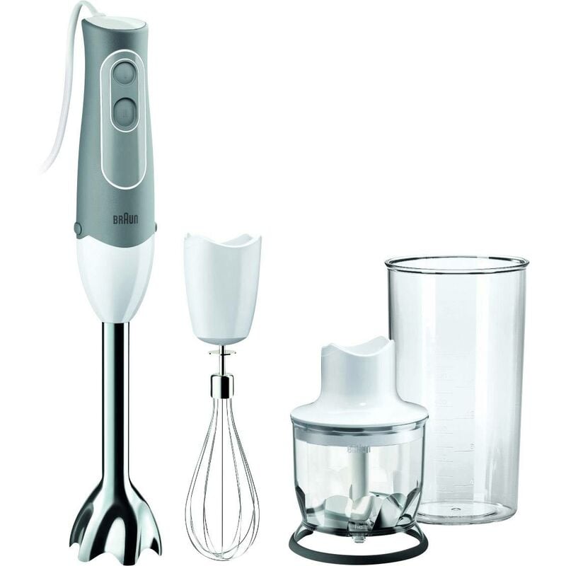Braun - Mixeur plongeant mq 525 blanc, gris Y808441