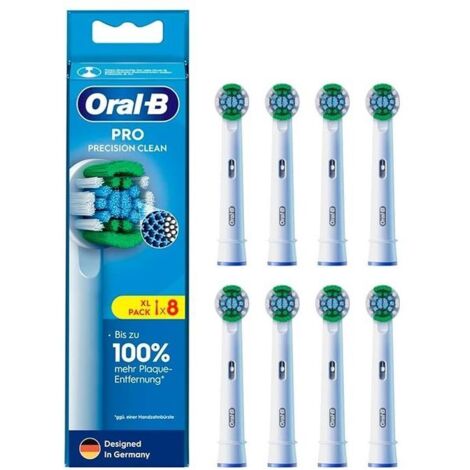Braun Oral-B Testine di Ricambio Pro Precision Clean 8 Pezzi