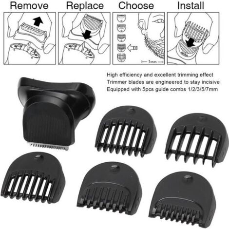 Braun Series 3 rasoir électrique tête de tondeuse barbe 1 BT32 + 5 peigne tête de rasoir + lame HB035