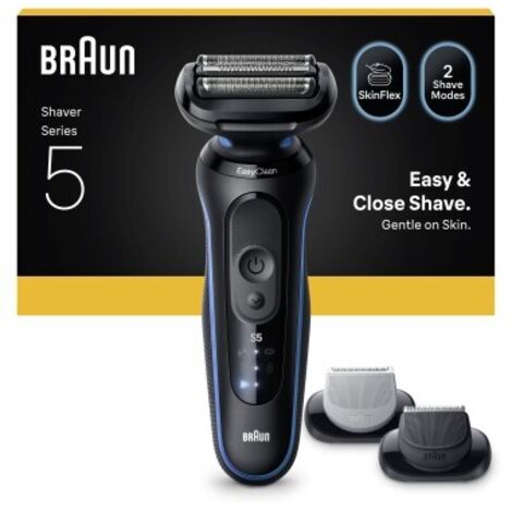 Braun Series 5 52-B1650S rasoio elettrico Trimmer Blu