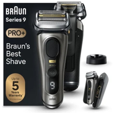 BRAUN SERIES 9 PRO+ 9525S SYSTEM WET&DRY NOBLE METAL 218061