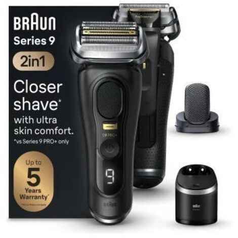 Braun Series 9 Pro+ 9590cc Rasoio Elettrico Nero