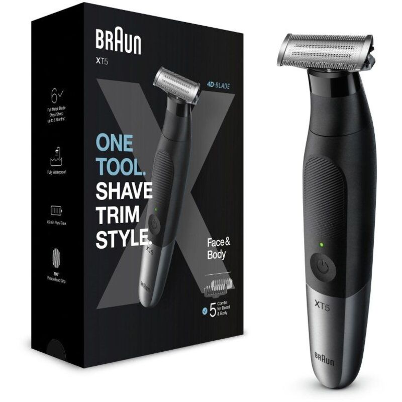 XT5100 Haarschneide- und Rasiergeräte Schwarz, Silber - Braun