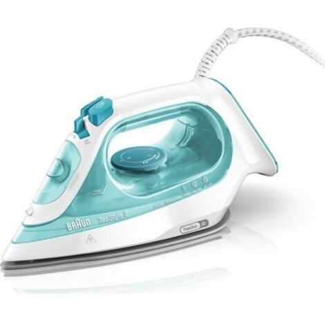 Braun SI 3041 GR Plancha a vapor Suela de cerámica 2350 W Turquesa, Blanco