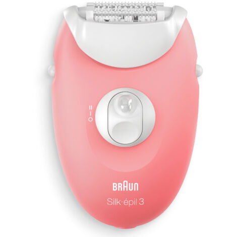 Braun Silk-�pil 3 SES 3-176 Rosa e Bianca, Epilatore con 20 Pinzette, Rasatura Efficace, Ideale per Uso Personale, Prodotto in Germania