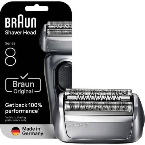 Tete de rasoir BRAUN Series 8 - 4+1 éléments - 100 % fabriqué en Allemagne