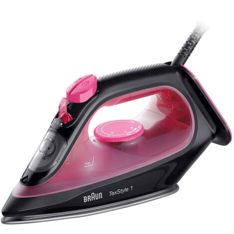Braun texstyle 1 si 1070pu dampfbugeleisen pinkschwarz