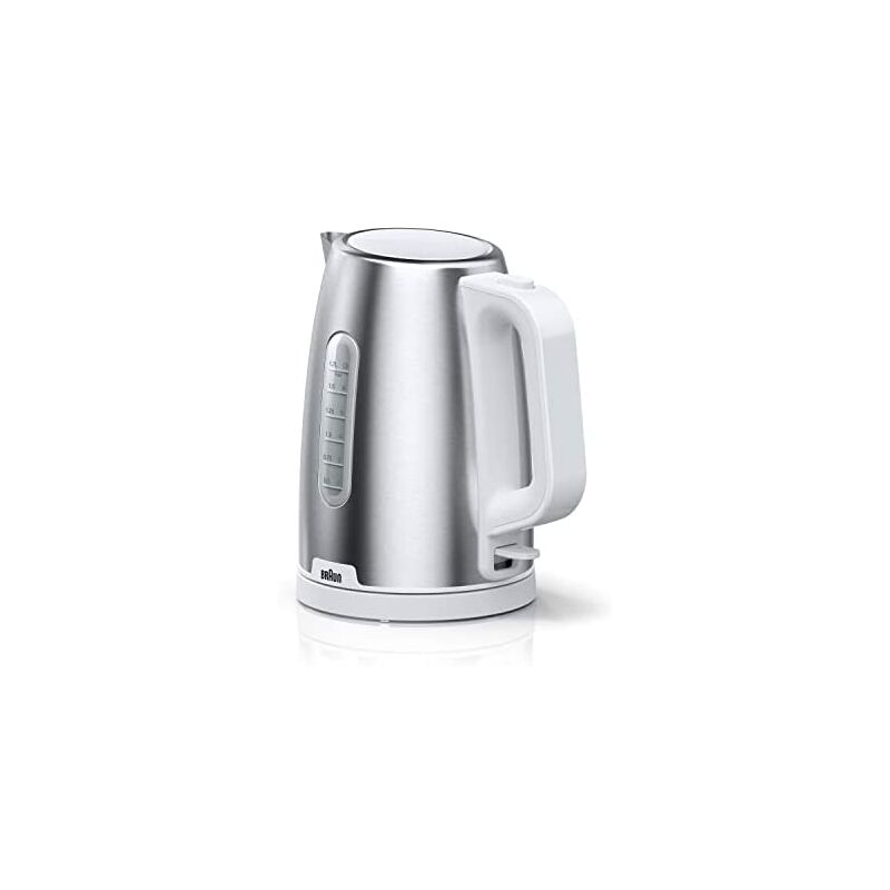 Braun - wk 1500 bouilloire électrique 1,7 l 2200 w Acier inoxydable, White