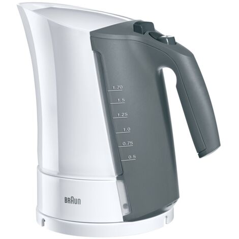 Braun  WK 300  Bollitore standard  2200 W  1,7 L  Plastica  Base girevole a 360°  Bianco