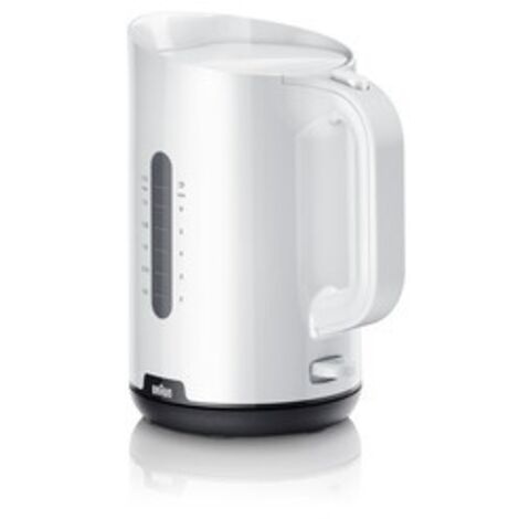 Braun WK1100.WH: Weißer 1,7-Liter-Wasserkocher mit 2200 W Leistung
