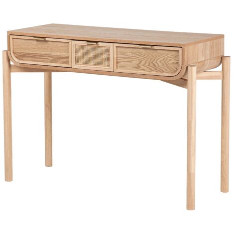 Braune MDF-Konsole 108X40X77 cm