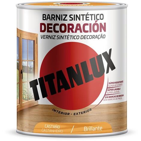 Brauner glänzender Dekorations-Synthetiklack 750 ml Titanlux M10100134