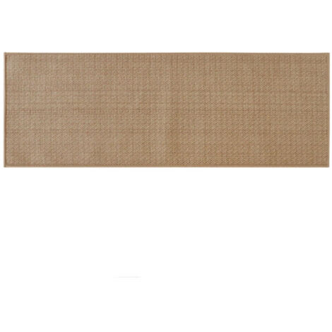 Brauner Küchenteppich 40 x 120 cm, Küchenteppich vor der Spüle, rutschfest, waschbar, Teppich für Küchenflur, Büro, Waschküche.