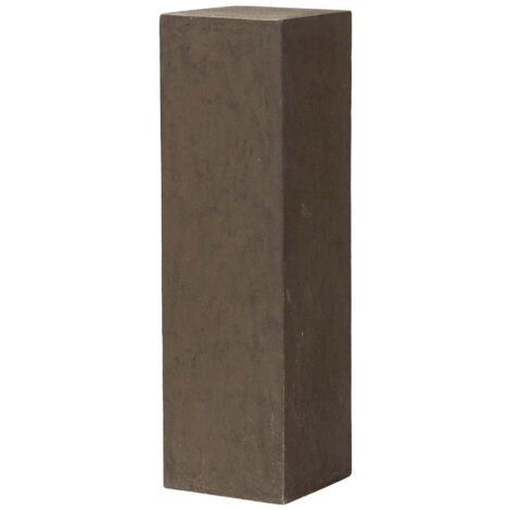 Brauner Terrakotta-Sockel 35X35X120 Cm
