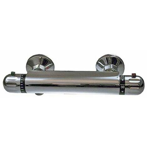 Brause Thermostat, HUBER Dusch Armatur Aufputz 1/2" - mit Verbrühschutz