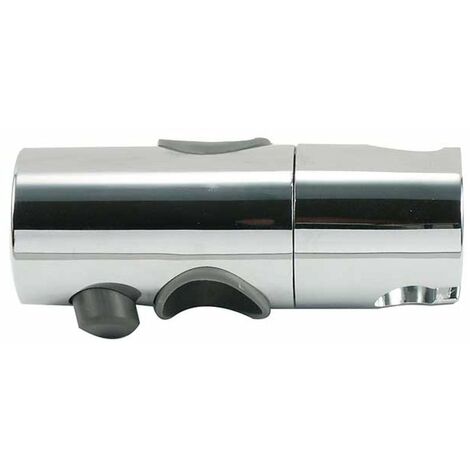 Brausegarnitur Ersatzgleiter Ø 25mm, Duschgelenk, Duschkopfhalter mit Druckknopf