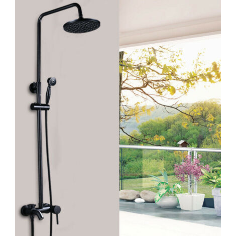 Brausegarnitur Handbrause Stange Regenschauer Duscharmatur Retro Duschset NEU