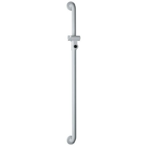 Brausehalterstange Serie 477 90 mm tief, d= 33 mm Achsmaß 1100 mm lichtgrau