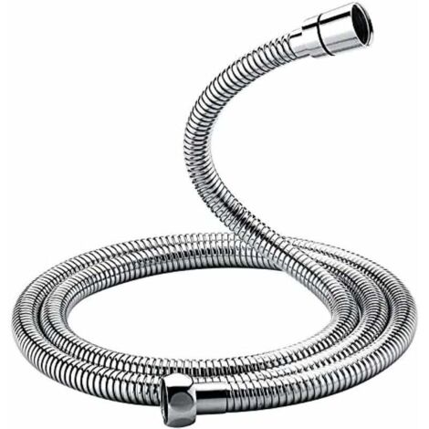 Brauseschlauch, 1,5 m Brauseschlauch, Stahl, Silber