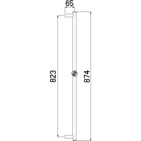 Brausestange Techno Twist 90cm D24mm verchromt Nikles