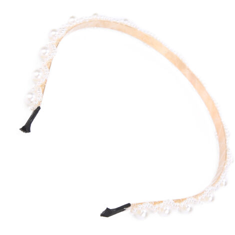 Brautstirnband, verziert mit Legierungsperlen, elegantes Haaraccessoire für die Zeremonie