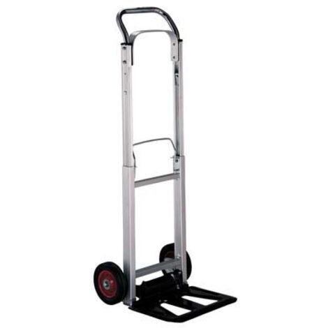 Bravetta carrello portacasse pieghevole effe ruote piene cm 111x41