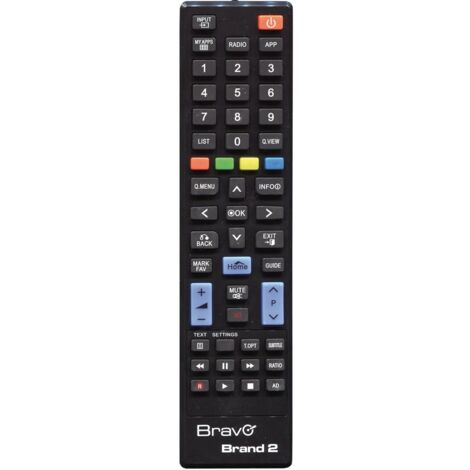 Bravo Band2 Telecomando per TV LG Nero - Compatibile con Televisori LG