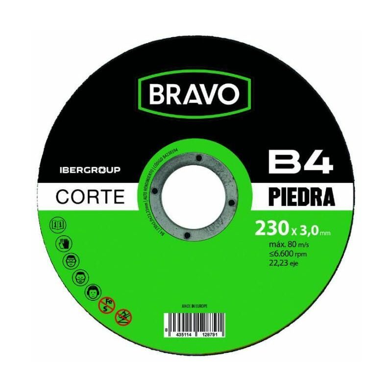 

Disco de corte piedra ÿ 230x3,0 mm Bravo