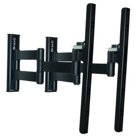 BRAVO LCD 4 STAFFA A MURO A 3 SNODI PER TV 32 55 MAX 25 KG VESA 600X400