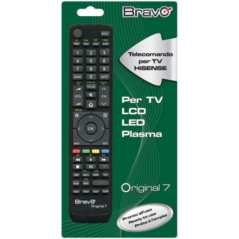 Bravo Original 7 telecomando IR Wireless TV Pulsanti