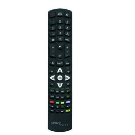 Bravo Original 8 Telecomando IR Wireless per TV Thomson Nero