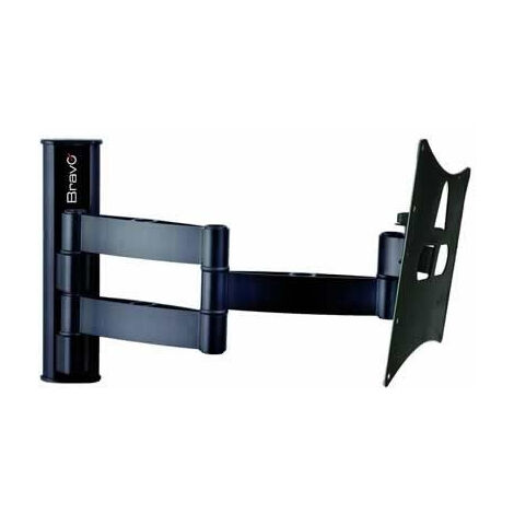 Bravo Supporto TV da Parete Orientabile 40 Pollici 20 Kg Nero