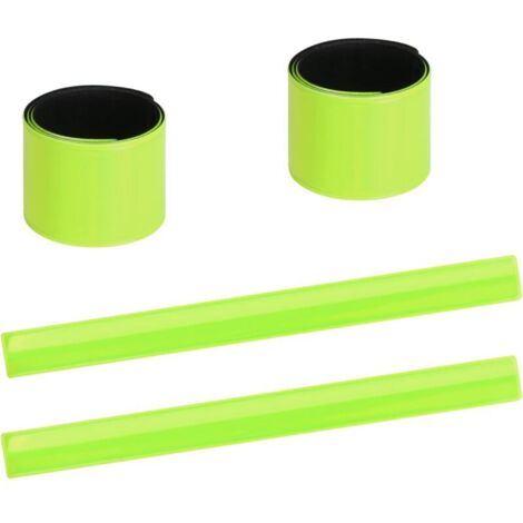 Brazalete reflectante, brazalete de seguridad, equipo reflectante para correr, pulsera de PVC reflectante de alta visibilidad para ciclismo, correr o trotar en el tobillo