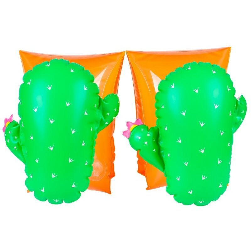 

Manguitos inflables para niños de 3-6 años, para piscinas y playa - Cactus - Verde